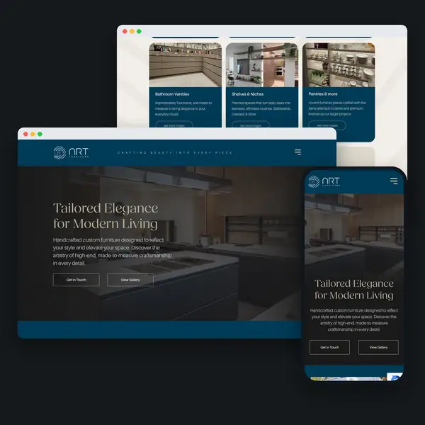 La Art Home: site criado pela Contém Design